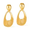New Fashion Drop Earring Stainless Steel Earrings Jewelry High Quality Gold Plated Earring for Women